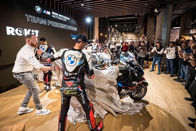 Launching BMW WSBK