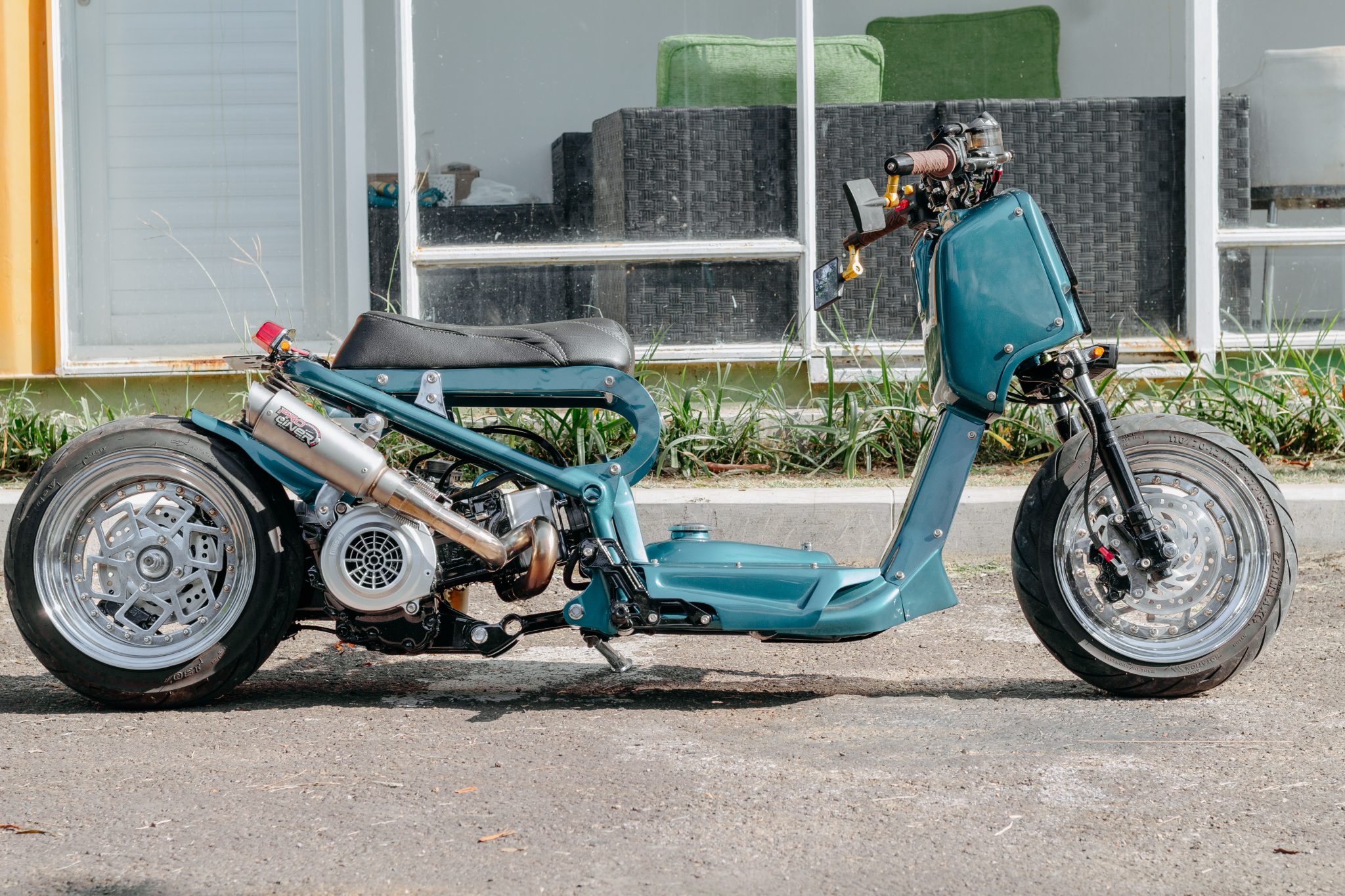 Modifikasi Suzuki Skywave 2008 Cirebon Dibikin Ruckus