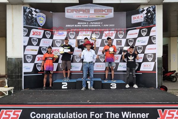 Hasil Swallow YSS Kejurnas Drag Bike Reg 2 Surabaya Kejurnas Drag Bike