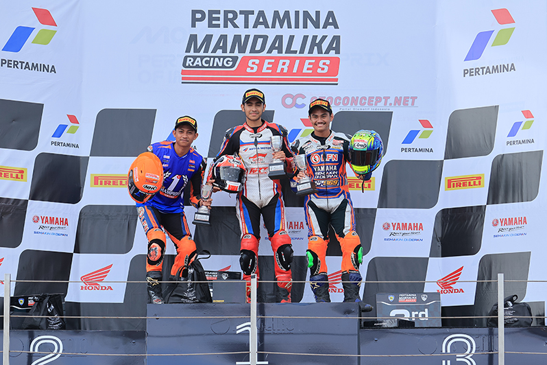 Andi Gilang Podium
